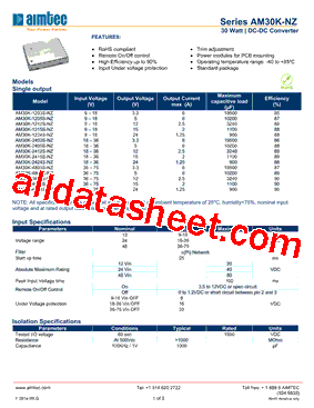 AM30K-4803S-NZ型号图片