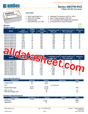 AM3TW-4824S-RVZ型号图片