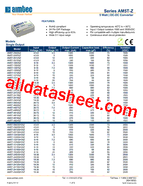 AM5T-4803DZ型号图片