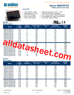 AM6TIW-RZ_16型号图片