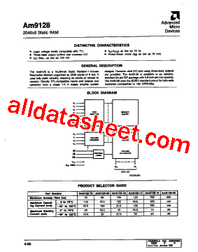 AM9128-10PCB型号图片