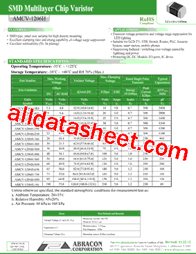 AMCV-1206H-5R5型号图片