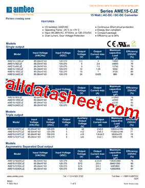 AME15-15SCJZ型号图片