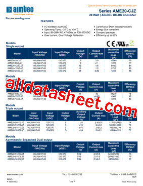 AME20-512DCJZ型号图片