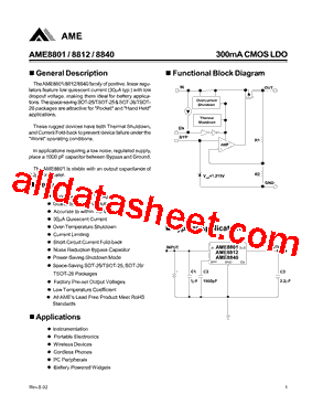 AME8801MEEVZ型号图片