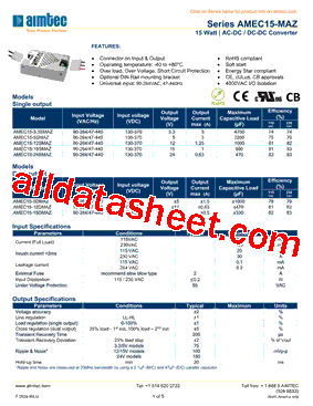 AMEC15-MAZ-1_16型号图片