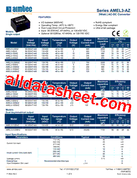 AMEL3-3.3SBAZ型号图片