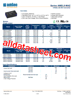 AMEL5-15DEMAZ型号图片