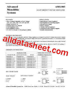 AMS1085CD-285型号图片