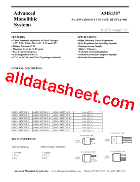 AMS1587CD-33型号图片