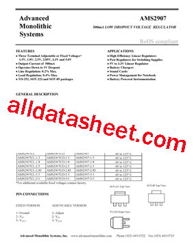 AMS2907CL-1.5型号图片