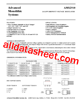 AMS2910-25型号图片