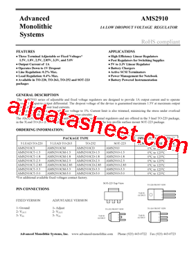 AMS2910CT-1.8型号图片