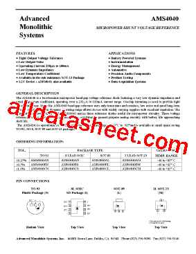 AMS4040AM型号图片