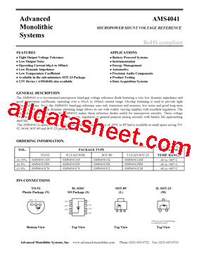 AMS4041BL型号图片