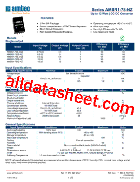 AMSR1-7812-NZ型号图片