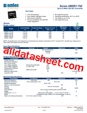 AMSR1-78Z型号图片