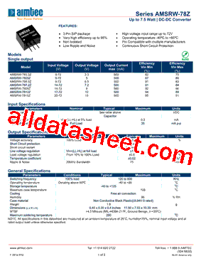 AMSRW-7812Z型号图片