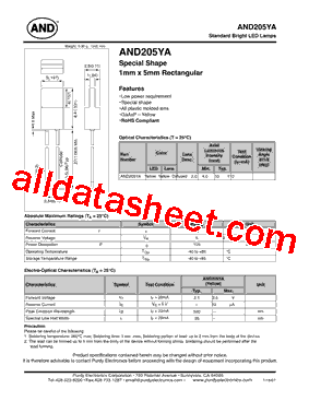 AND205YA型号图片