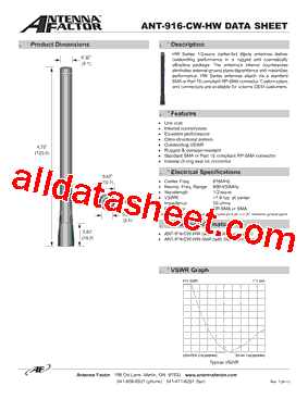 ANT-916-CW-HW型号图片