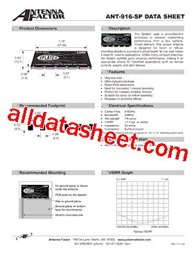 ANT-916-SP型号图片