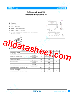 AO3421E-HF-3型号图片