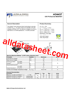 AO4437型号图片