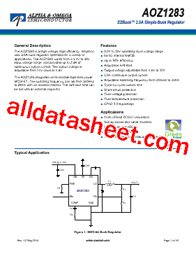 AOZ1283PI型号图片