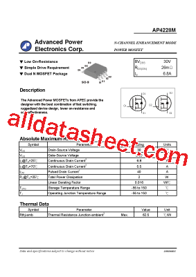 AP4228M型号图片
