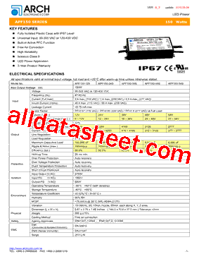 APF150-54S型号图片