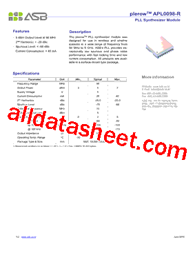 APL0098-R型号图片