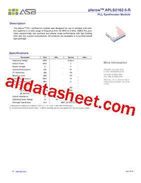APLS2162.5-R型号图片