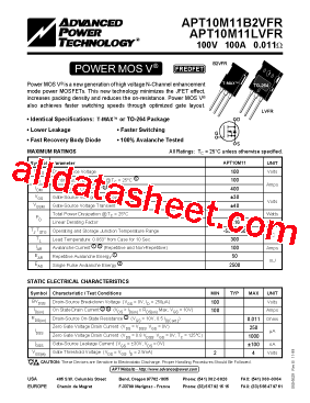 APT10M11B2VFR型号图片