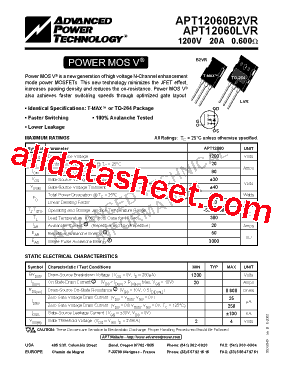 APT12060LVR型号图片