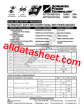 APT2X31D120J型号图片