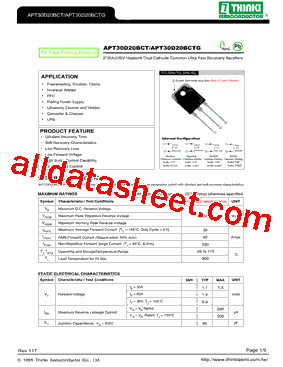 APT30D20BCT型号图片