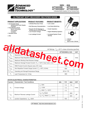APT60D30BG型号图片