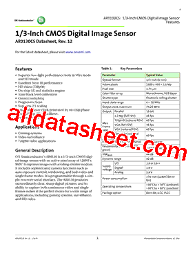 AR0130CSSC00SPBA0-DP1型号图片