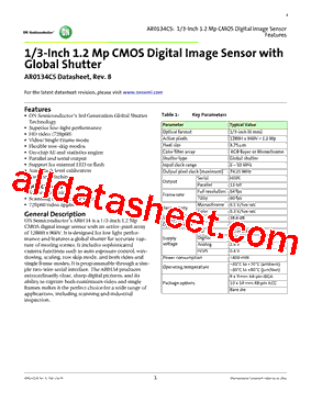 AR0134CSSC00SPCAD-GEVK型号图片