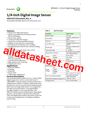 AR0141CS2C00SUEAD3-GEVK型号图片