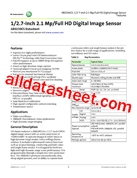 AR0230CSSC00SUEAH3-GEVB型号图片