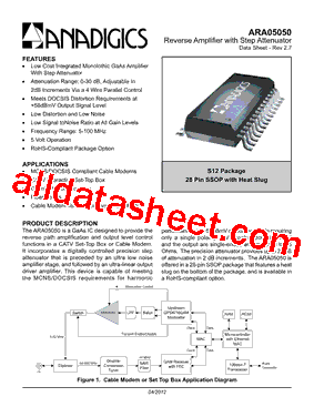 ARA05050RS12P1型号图片