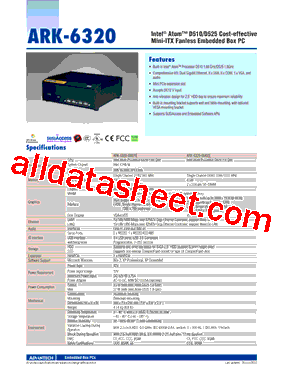 ARK-6320-6M01E型号图片