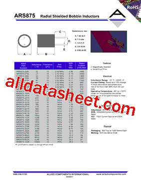 ARS875-102K型号图片