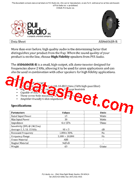 AS06606SR-R型号图片
