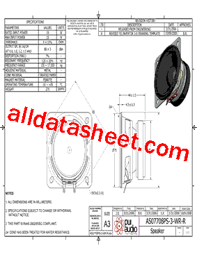 AS07708PS-3-WR-R型号图片