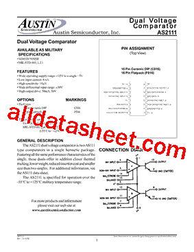 AS2111C016/883C型号图片