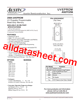 AS27C256-25ECAXT型号图片