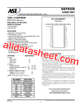 AS58C1001SF-15883C型号图片