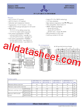 AS7C1026A-20型号图片